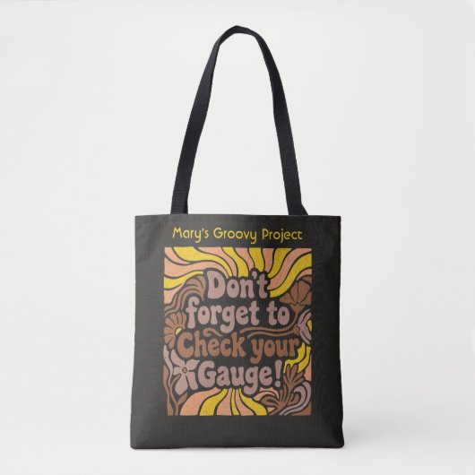 70's Knitting Project & Tote Bag トートバッグ (正面)