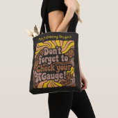 70's Knitting Project & Tote Bag トートバッグ (クローズアップ)