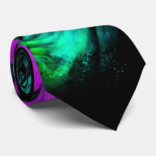 「'70s Lava Lamp #2」プリント ネクタイ (ロール)