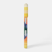 70s Minimalist Sunset Lake iPhone 16ケース (右側面)