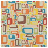 70s mod squares fabric ファブリック (クローズアップ)
