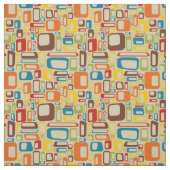 70s mod squares fabric ファブリック (見本)