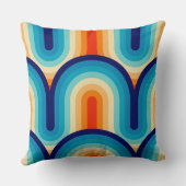 70s Rainbow Curves クッション (裏面)