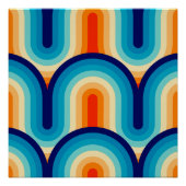 70s Rainbow Curves ポスター (正面)