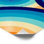 70s Rainbow Curves ポスター (コーナー)