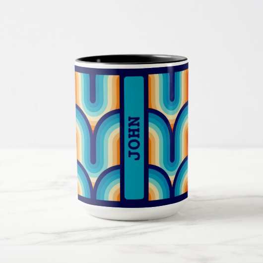 70s Rainbow Curves マグカップ (中央)