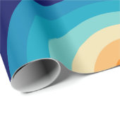 70s Rainbow Curves ラッピングペーパー (ロールコーナー)