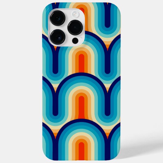 70s Rainbow Curves Case-Mate iPhoneケース (裏面)