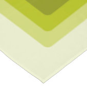 70s Rainbow Squares Monochrome Green テーブルクロス (アングル)