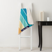 70s Rainbow Stripes シェルパブランケット (インサイチュ)