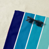 70s Rainbow Stripes ビーチタオル (インサイチュ)