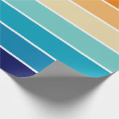 70s Rainbow Stripes ラッピングペーパー (角)