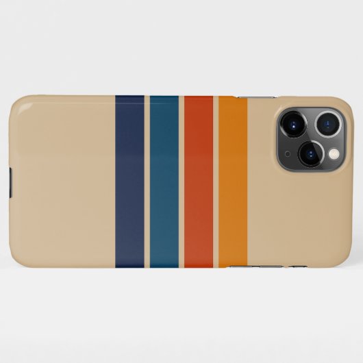 70s Retro iPhone 11 Pro Max Case iPhoneケース (裏面横)