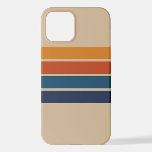 70s Retro iPhone 12 Case iPhoneケース (裏面)