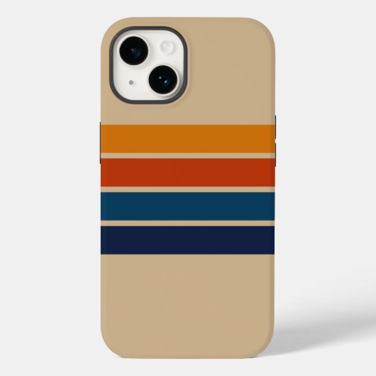 70s Retro iPhone 14 Case Case-Mate iPhoneケース (裏面)