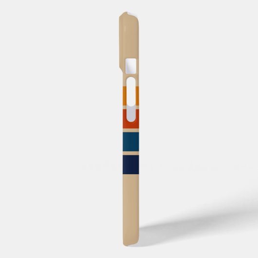 70s Retro iPhone 15 Case Case-Mate iPhoneケース (裏面 / 左)