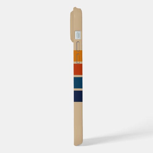 70s Retro iPhone 15 Plus Case iPhoneケース (左側面)