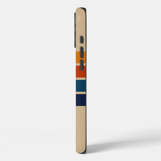 70s Retro iPhone 16 Plus Case Case-Mate iPhoneケース (裏面 / 左)