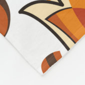 70's retro pattern material illustration70s,1970,p フリースブランケット (角)
