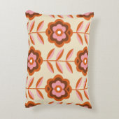 70's Retro Seamless Pattern. 60s and 70s Aesthetic アクセントクッション (裏面(縦))