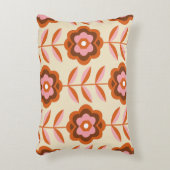 70's Retro Seamless Pattern. 60s and 70s Aesthetic アクセントクッション (正面(垂直))