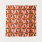 70s retro vintage pattern background タペストリー (正面)