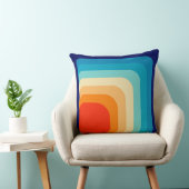 70s Square Rainbow クッション (椅子)