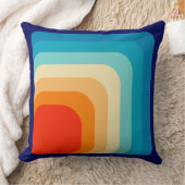 70s Square Rainbow クッション (ブランケット)