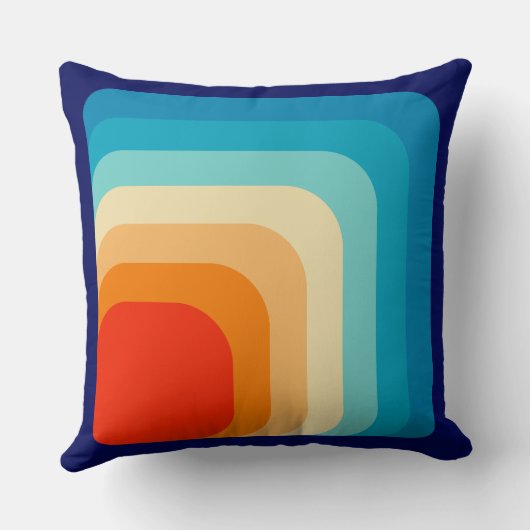 70s Square Rainbow クッション (裏面)