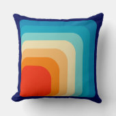 70s Square Rainbow クッション (正面)