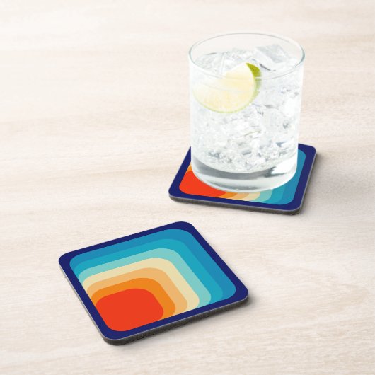 70s Square Rainbow コースター (右側)