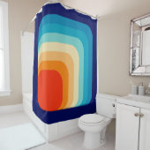 70s Square Rainbow シャワーカーテン (インサイチュ)