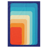 70s Square Rainbow テーブルクロス (正面)