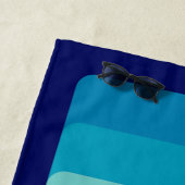 70s Square Rainbow ビーチタオル (インサイチュ)