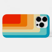 70s Square Rainbow Case-Mate iPhoneケース (裏面 (横))