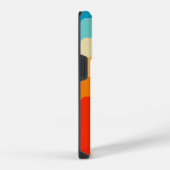 70s Square Rainbow iPhoneケース (右側面)