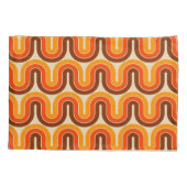 70s Style  Geometric Design 枕カバー (裏面-左)