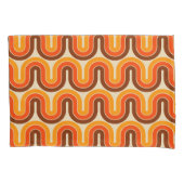 70s Style  Geometric Design 枕カバー (正面左)
