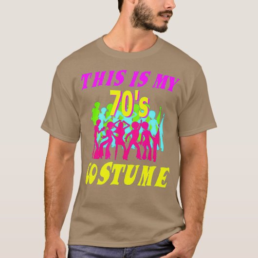 70s  This is my 70s Costume 1970s disco Shirt Tシャツ (正面)