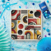 70s Urban Flow ペーパープレート (パーティー)