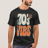 70s Vibe 70s Costume Groovy Peace Hippie 70's Them Tシャツ (正面)
