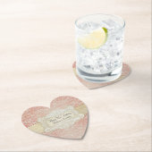 70thバースデーパーティヴィンテージレースリーフランスのジェンシー ペーパーコースター (インサイチュ)