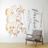 70thバースデーパーティー秋パンプキン離れ タペストリー (インサイチュ(横))