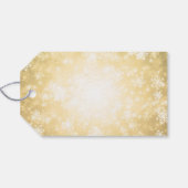 70thバースデーパーティー金ゴールドウィンターワンダーランド ギフトタグ (裏面横)