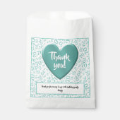 70th乱数パターンティール(緑がかった色)/白 フェイバーバッグ (正面)