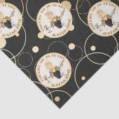 70th誕生日おもしろいファブモダンブラック金ゴールド誕生日 薄葉紙 (詳細)