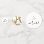 70th誕生日やる気を起こさせるゴールデンチューリップ コンフェッティ (正面)