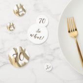 70th誕生日やる気を起こさせるゴールデンチューリップ コンフェッティ (グループ)