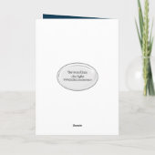 70th誕生日キャンドル カード (裏面)