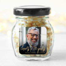 70th誕生日パーティフォト応援金ゴールドスクリプト